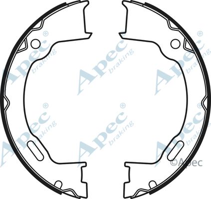 APEC BRAKING Bremžu loku kompl., Stāvbremze SHU715